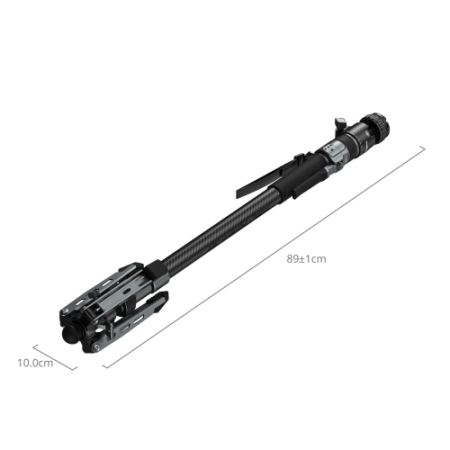 SmallRig 6285 x Potato Jet TRIBEX PRO (Photography) - hydrauliczny monopod Carbon, z głowicą kulową, fotograficzny - wymiary